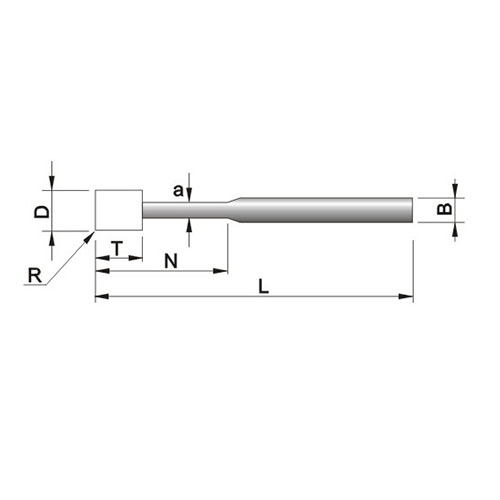 钻石及氮化硼（CBN）内孔研磨轮 柄径3mm