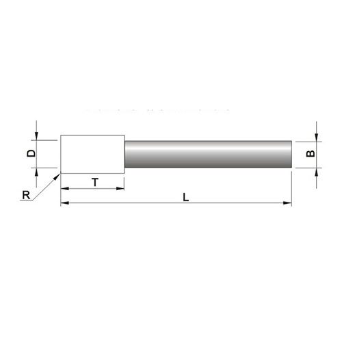 钻石及氮化硼（CBN）内孔研磨轮 柄径6mm