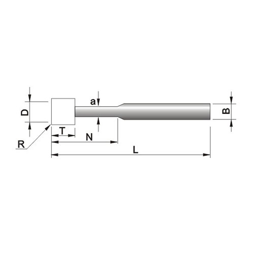 钻石及氮化硼（CBN）内孔研磨轮 柄径6mm