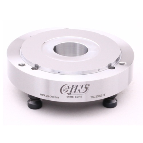 Zero-point flange plate for jaw chuck