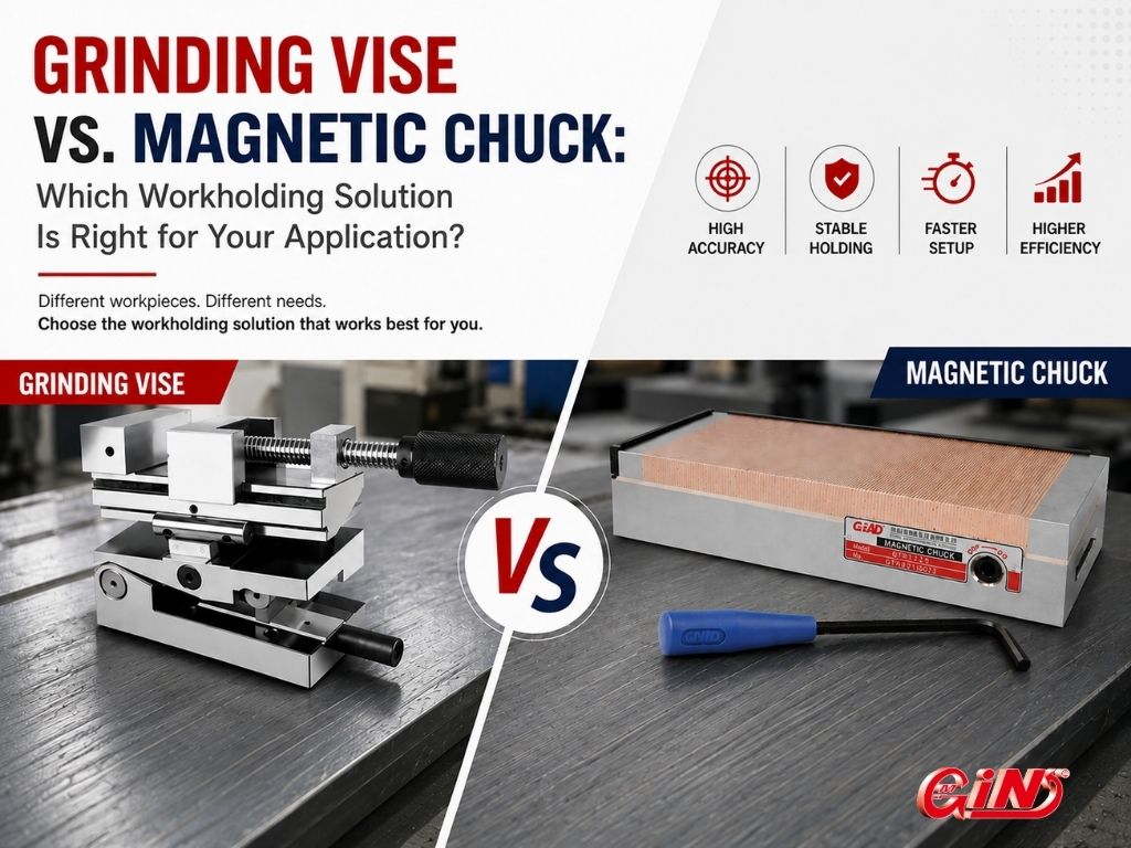 Grinding Vise vs. Magnetic Chuck: Which Workholding Solution Is Right for Your Application?